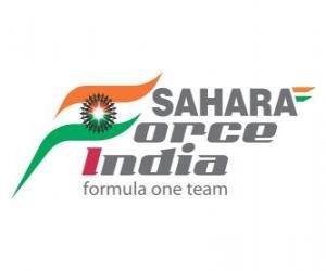 yapboz Yeni logo Force India 2012